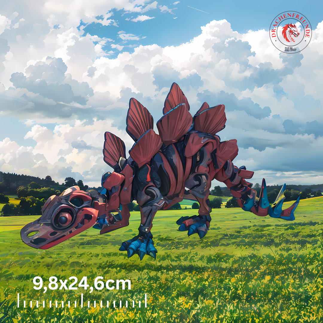 Skelett Stegosaurus