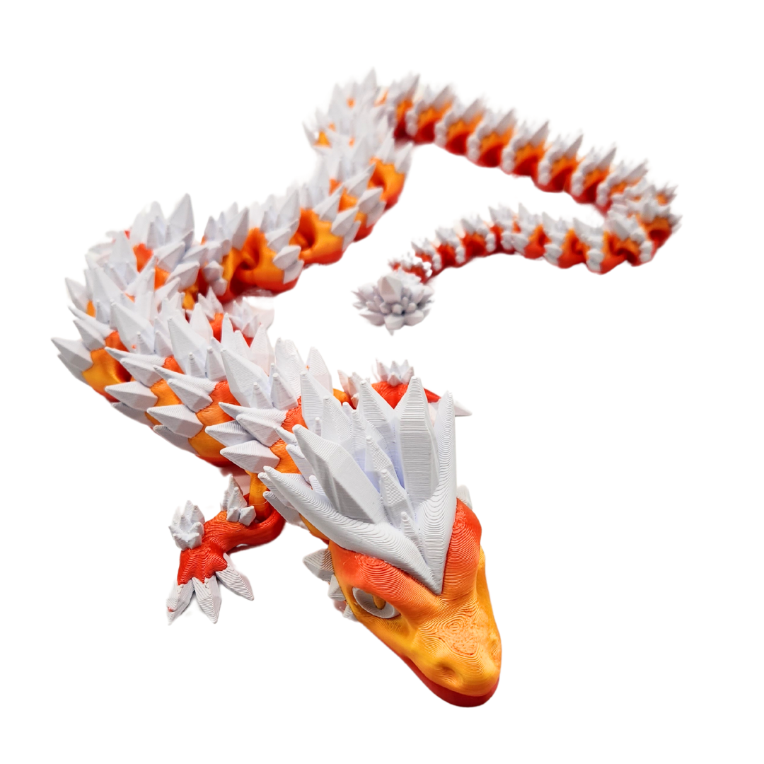 Bergkristall Drache (zweifarbig)