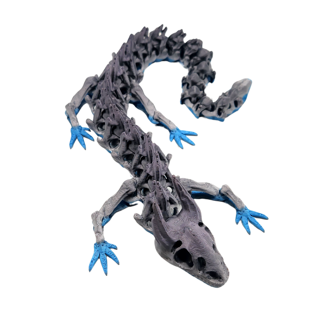 Ein Skelett Drache der sehr beweglich ist