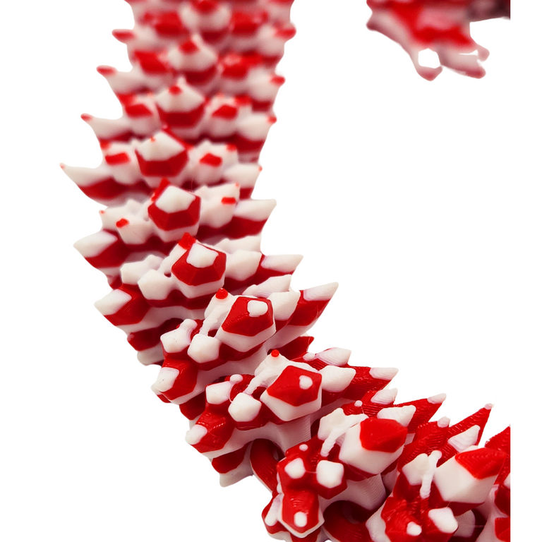 Kristall Drache lang (zweifarbig)