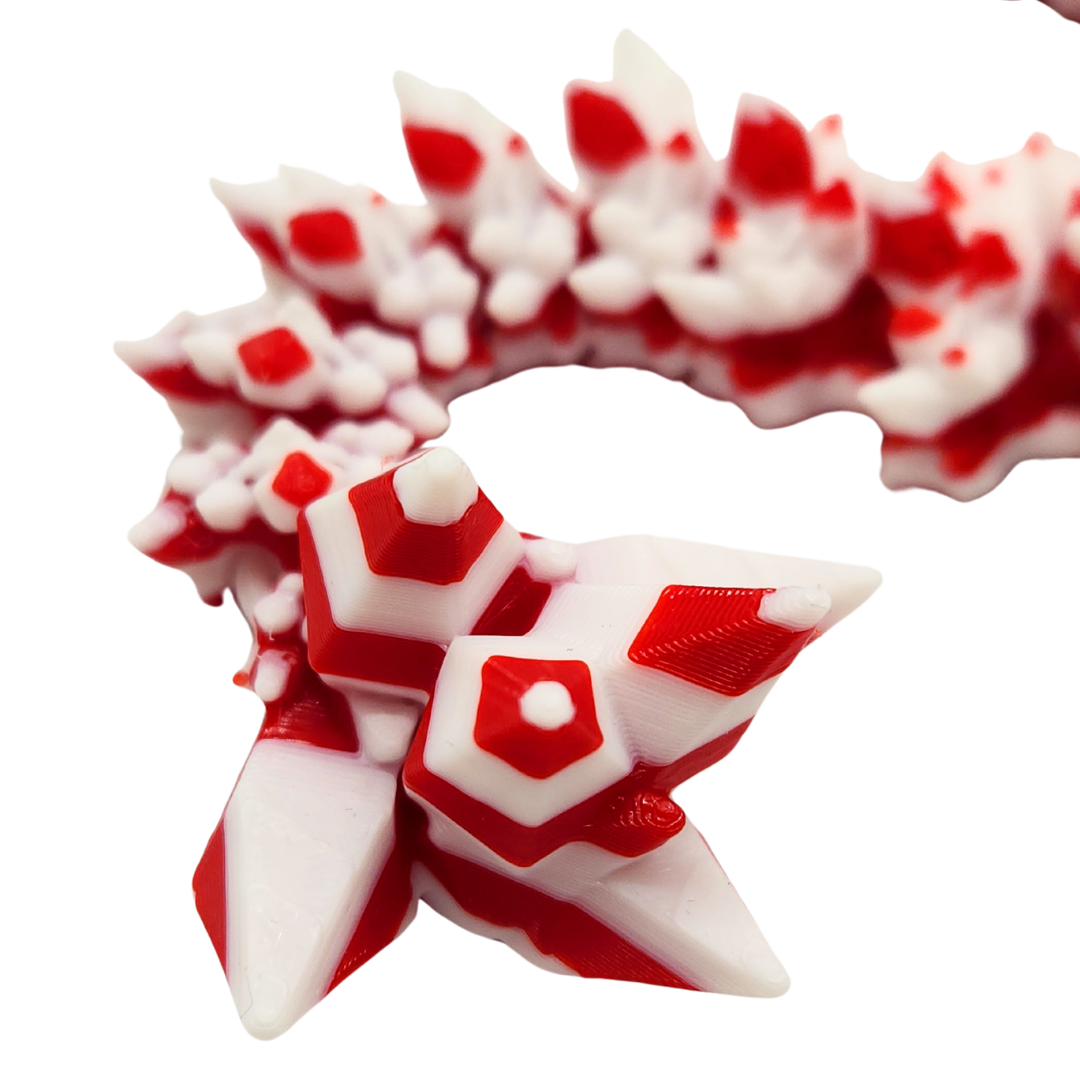 Kristall Drache lang (zweifarbig)