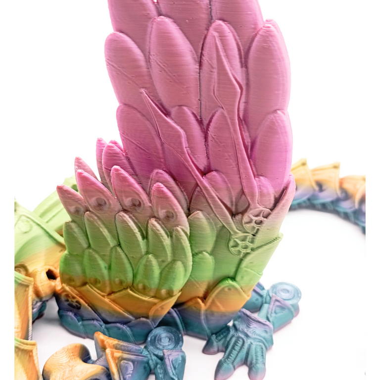 Steampunk Drache mit Flügel