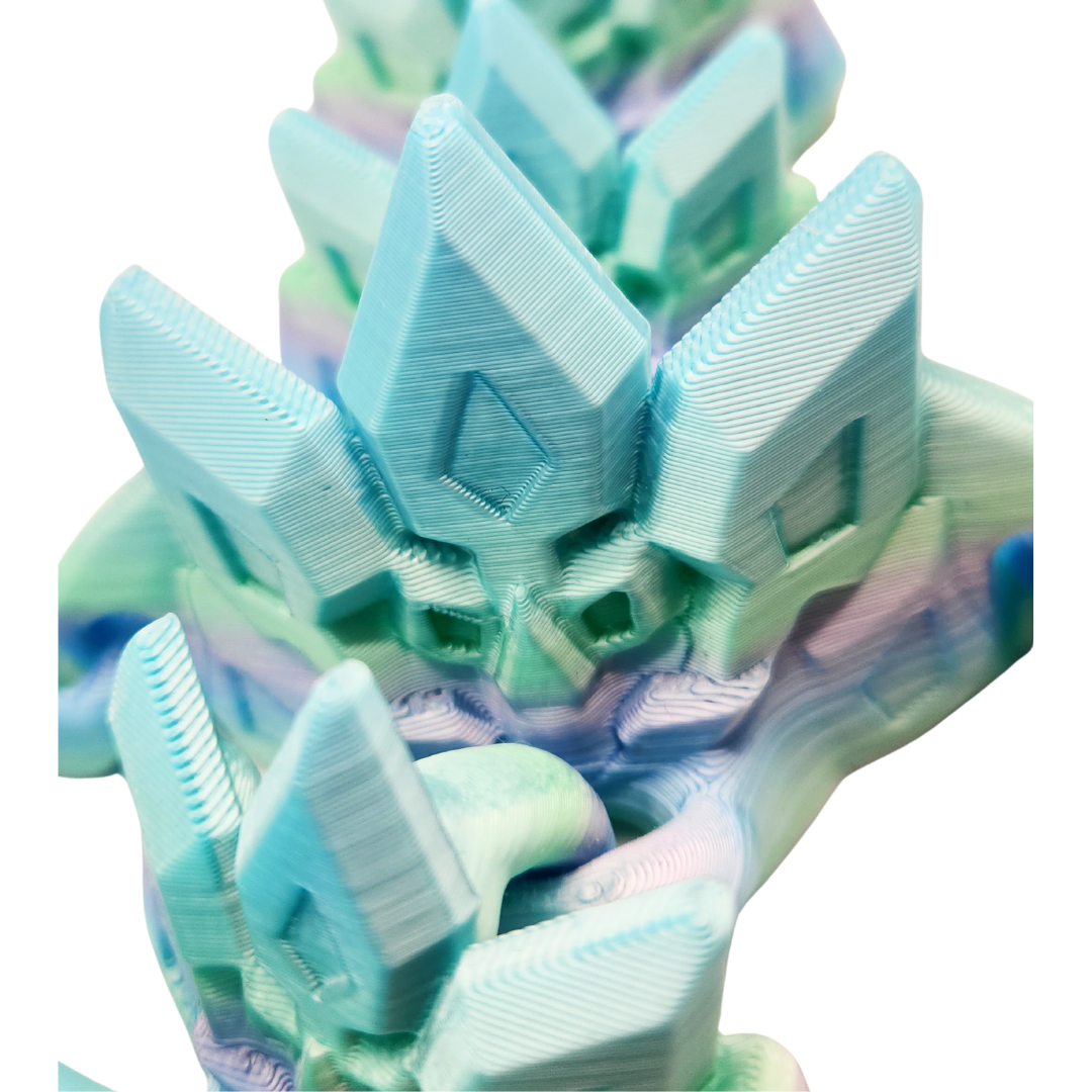 Schneeflocken Drache