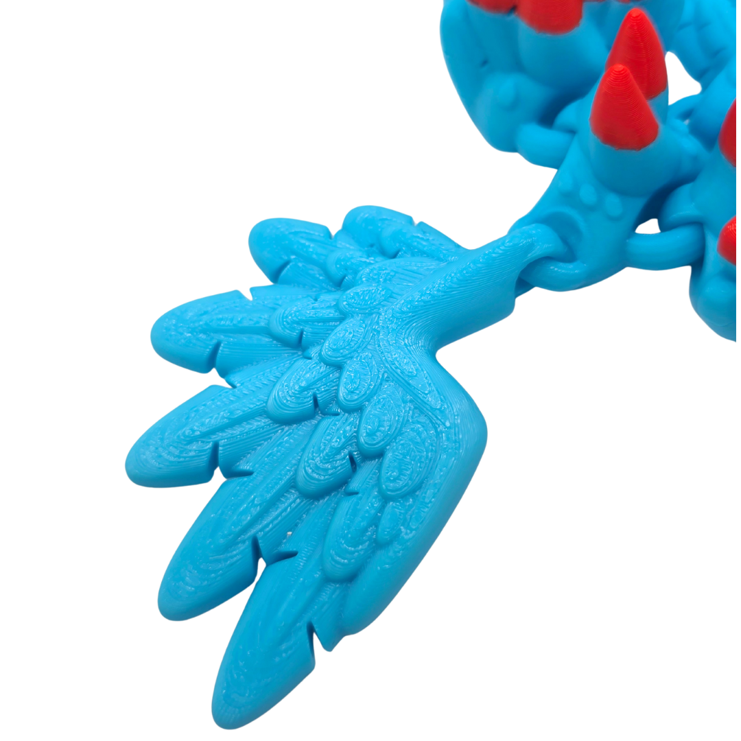 Feder Drache (zweifarbig)